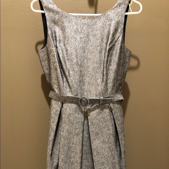 white house black market silver dress